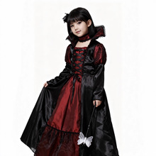 万圣节 儿童女巫小女孩cosplay化妆舞会派对服饰G-0108華麗吸血鬼