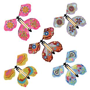 Flying butterfly trembles magic butterfly creative creation net red toy birthday gift new strange magic props