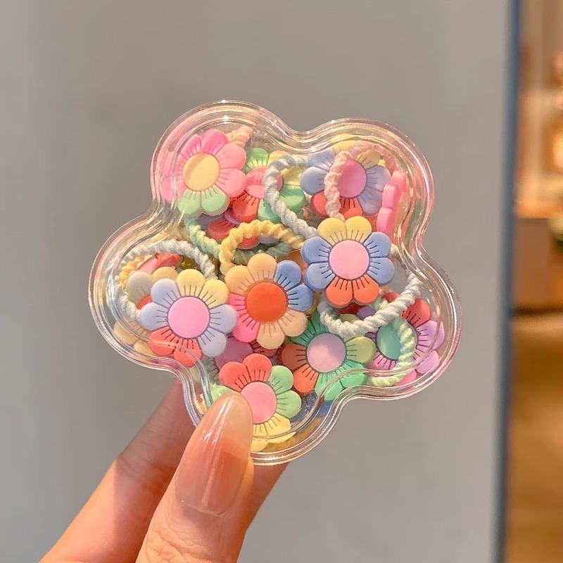 Cuerda para el cabello pequeña de color, cuerda para la cabeza, linda cuerda para el cabello de cola de caballo para niños, niña bebé, alta elasticidad, sin dañar el cabello, tocado de banda de goma