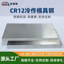 cr12模具钢冷作冲压模汽车零件五金加工热处理深孔精光圆钢精板料