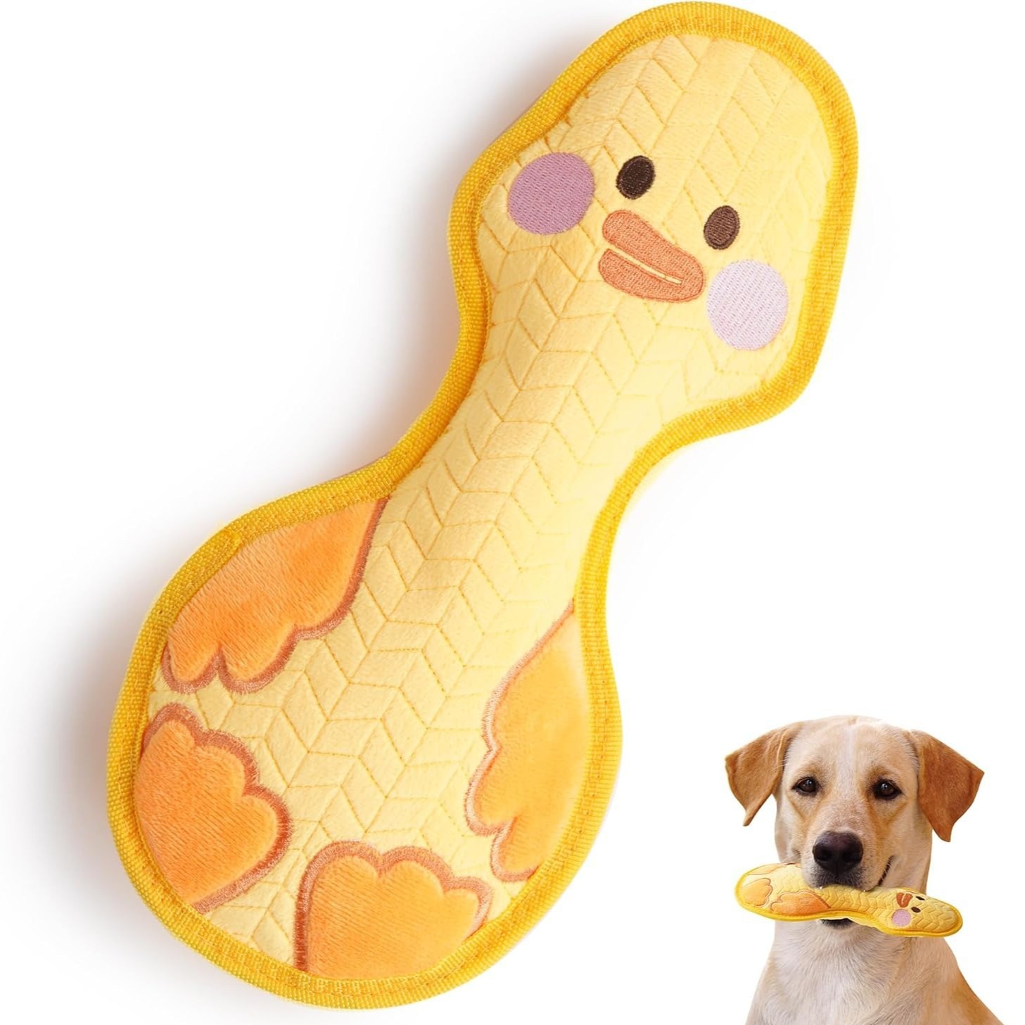 Amazon Hot Duck Screaming Dog Jugues Resistente al Rasguero Jugues de peluche de mascotas Jugues de perros no pueden morder image 1