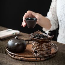 香薰炉创意蜡烛精油炉室内香薰香粉茶盘复古禅意办公家居摆件烛台