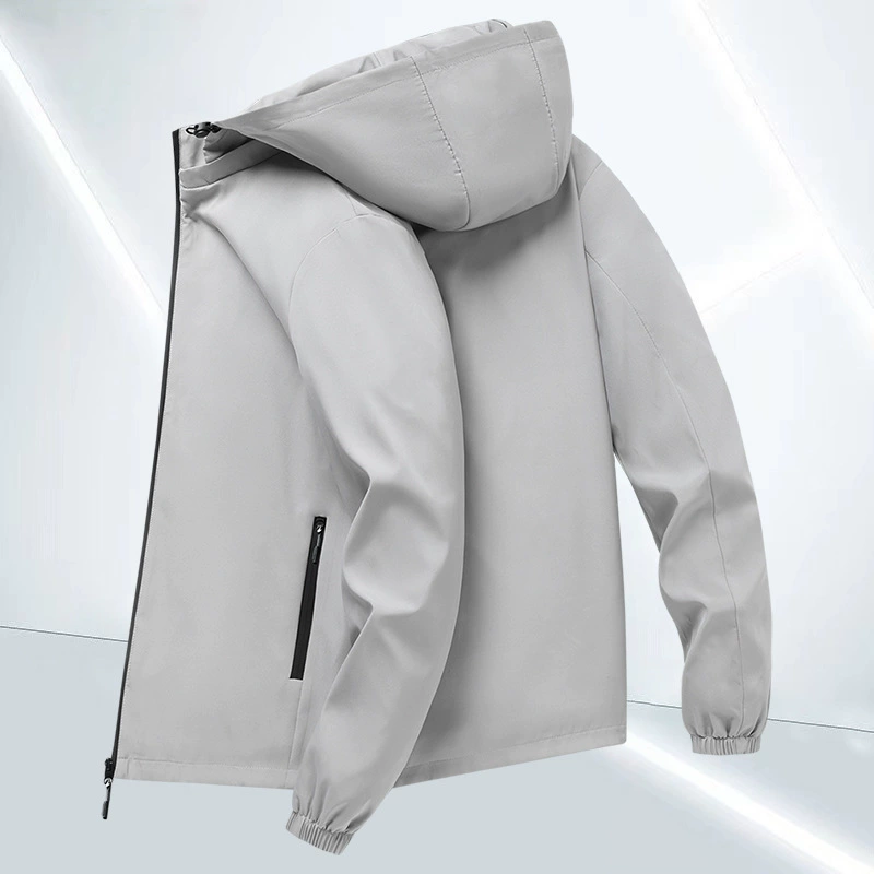 Новый однослойный открытый сплошной цвет штурмовой одежды мужской весенний и осенний туристический альпинистский костюм дикий ветрозащитный тонкий пиджак