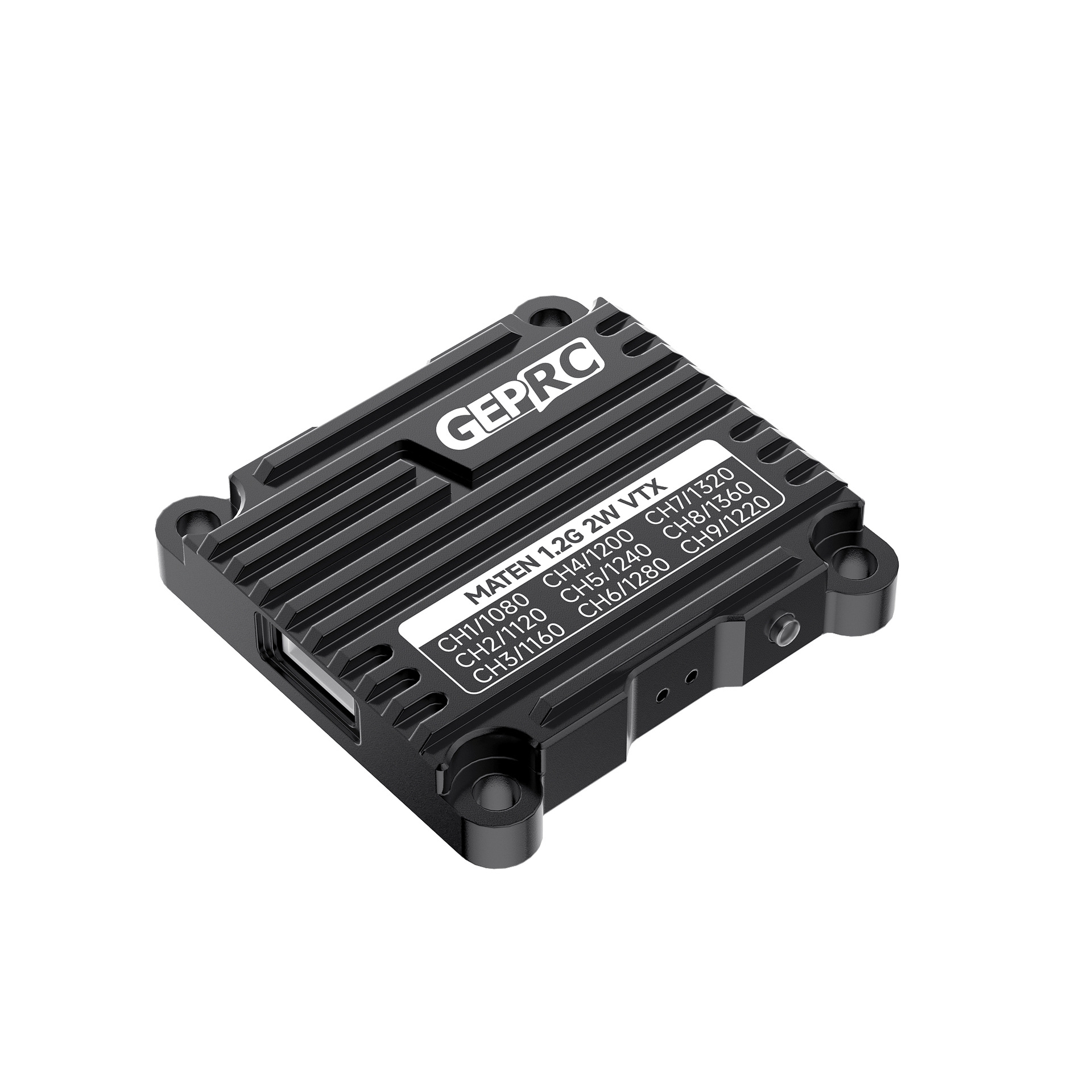 GEPRC格普 MATEN 1.2G 2W VTX 穿越机图传 散热信号稳定OSD调参