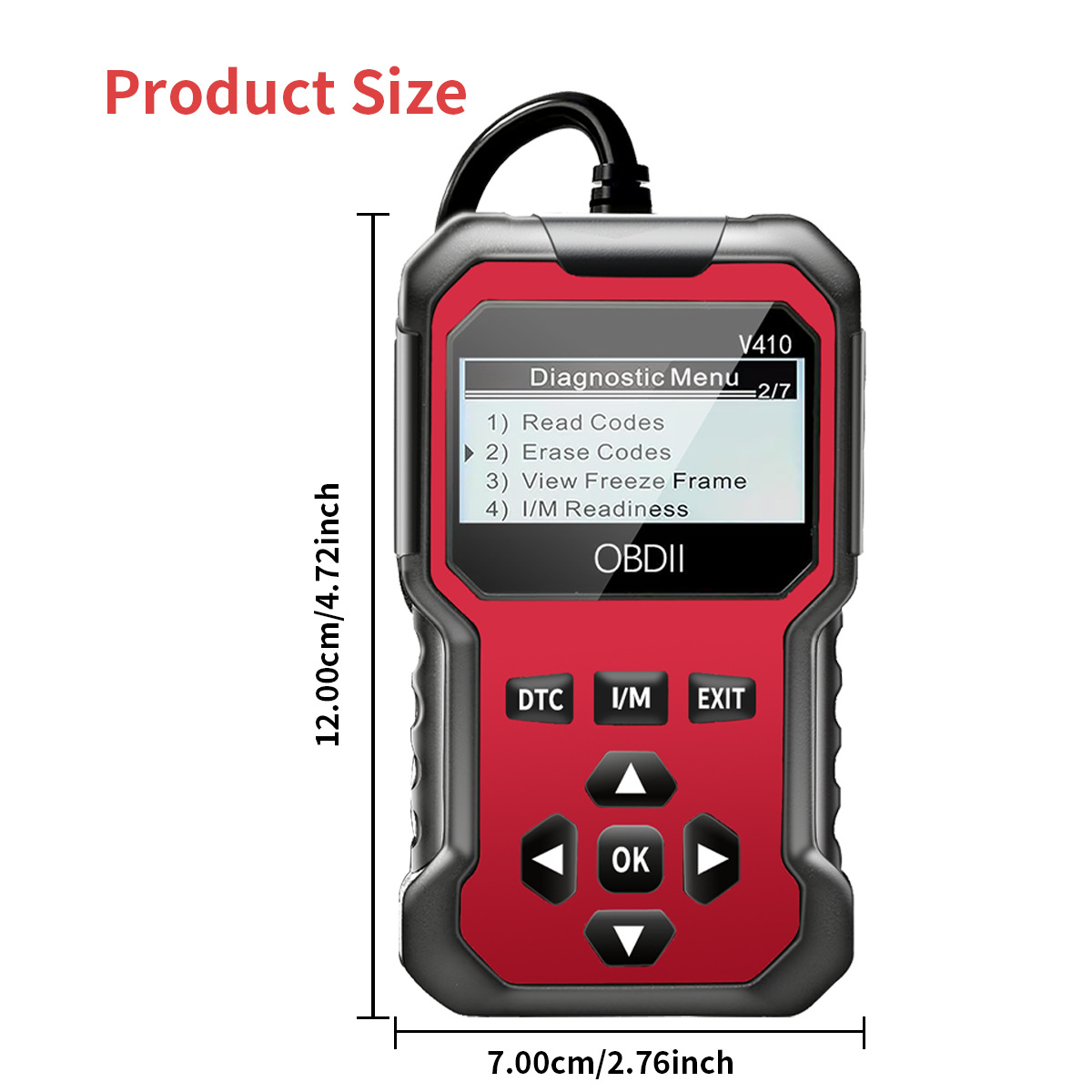 2025 OBD2 Scanner Car Diagnostic Device Code Reader Engine Fault Detector OBD Car Tester