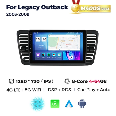 2003-2009 Subaru Outback/Lishi | DVD Navigation - m400s-464-eight-core-netcom-9863