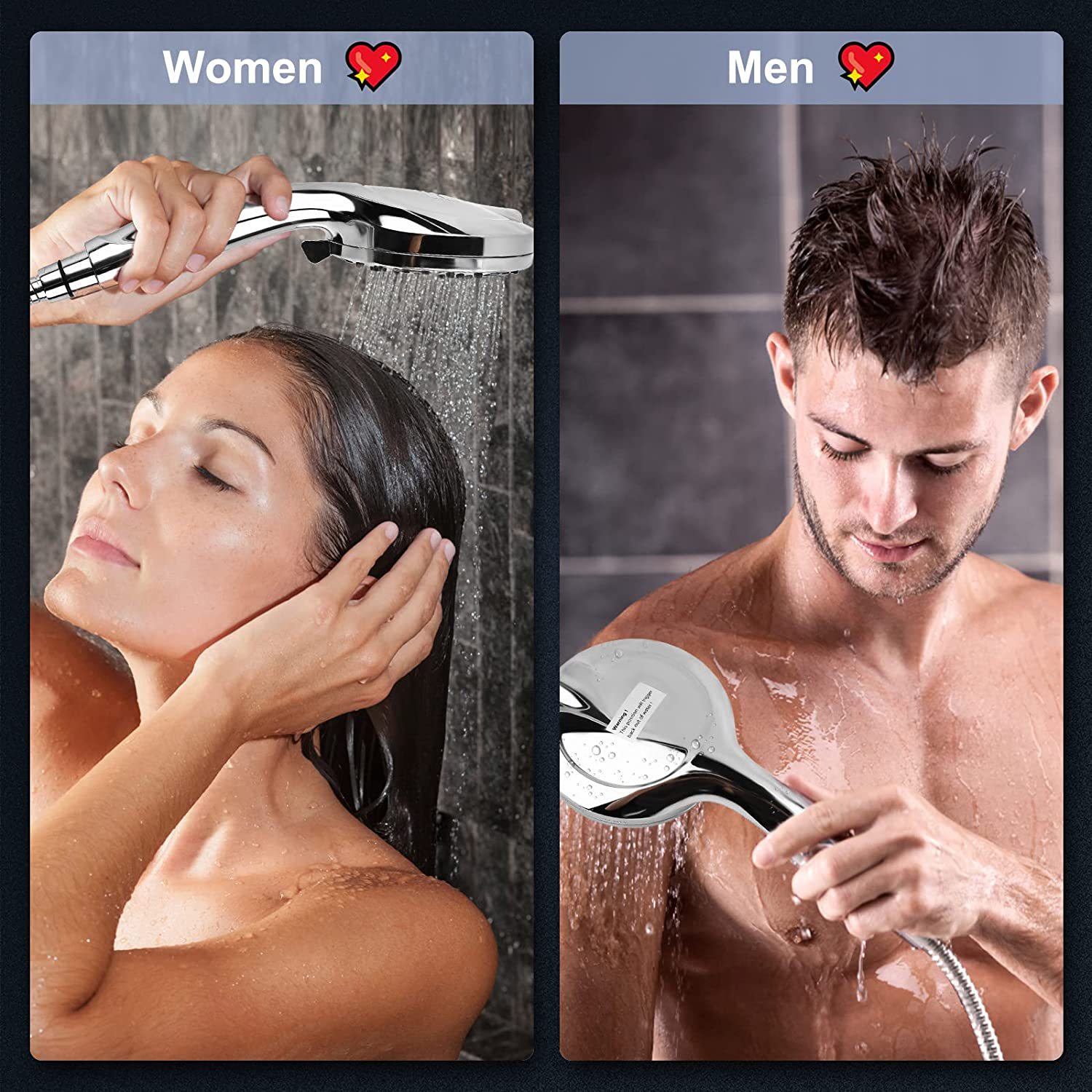 Foreign trade bathroom household showerhead set, multi-functional water spray mode constant temperature pressurized shower showerhead set undefined