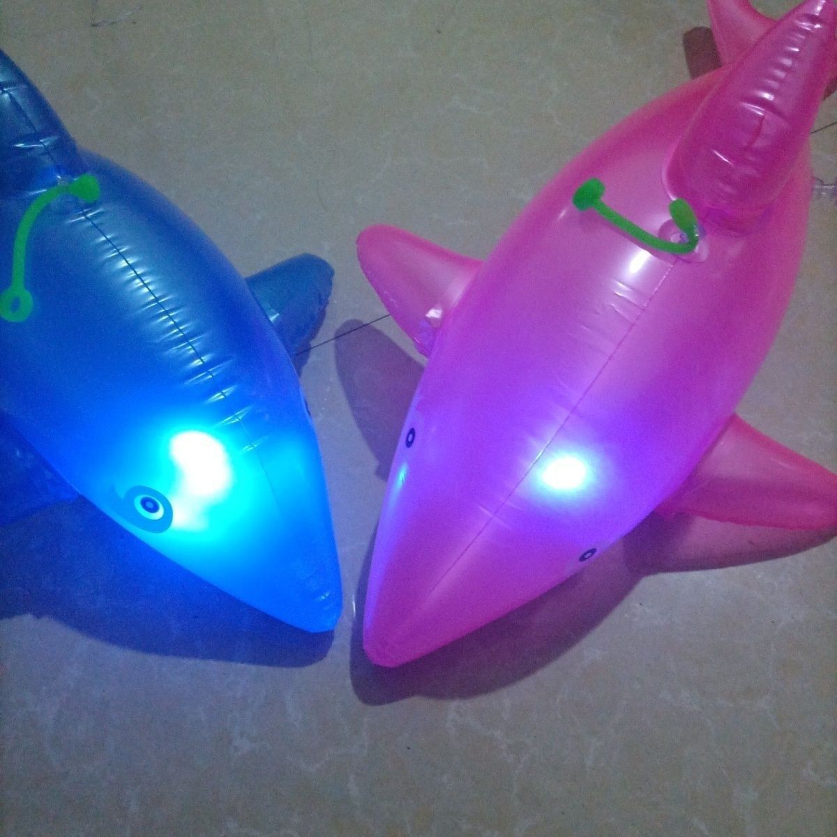 充气玩具海豚鱼儿童玩具pvc玩具摆地摊夜市小商品