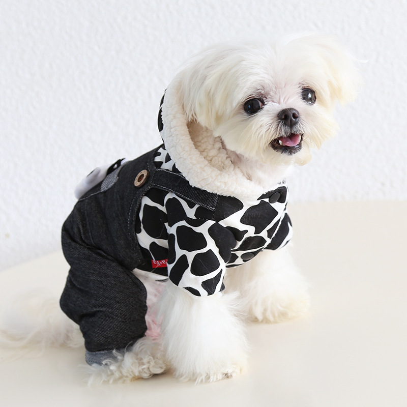 Petstyle 奶牛熊猫情侣装 2025秋冬新款 狗狗猫咪服装宠物狗衣服|undefined