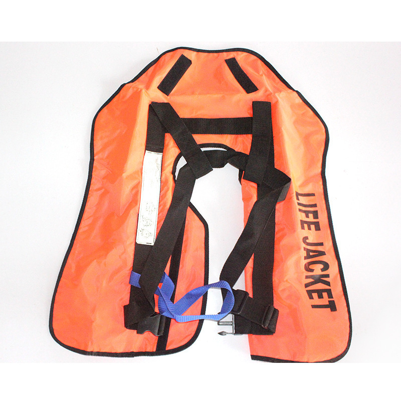 水域救援装备手动/自动气胀式救生衣便携式救生背心充气救生衣