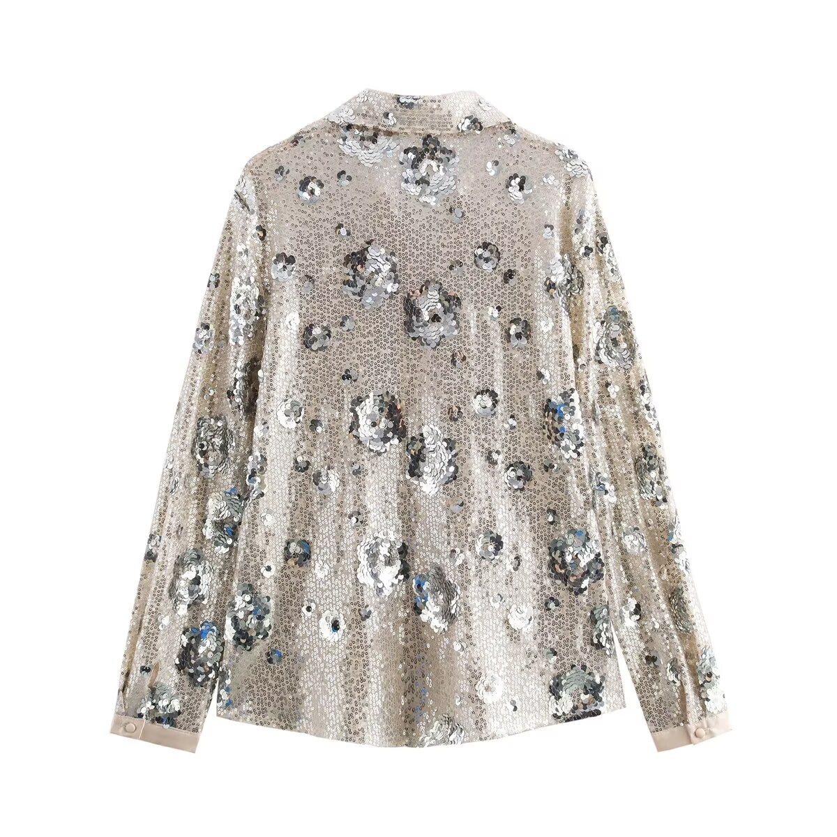 Wholesale Women's Simple Style Solid Color Long Sleeve Blouses display picture 2