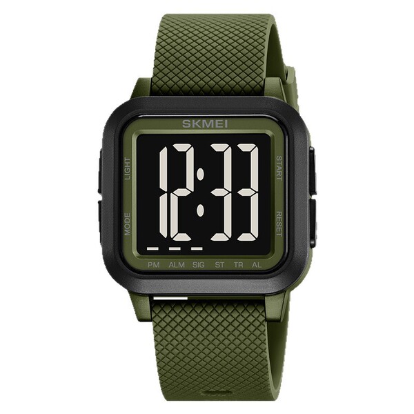 Square universal waterproof digital watch
