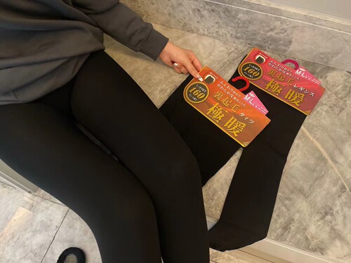 Micro-business supply chain Japanese heating pantyhose women's leggings socks warm pressure slimming leggings beautiful leg socks wholesale