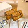 Shoulder bag, one-shoulder bag, universal chain for leisure, genuine leather, 2023 collection, Japanese and Korean