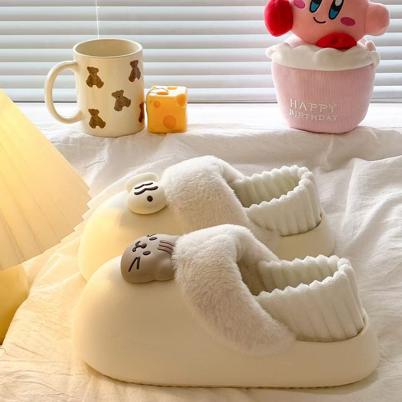 冬季保暖棉鞋女2025防水鞋女新款雪地靴可拆卸包跟鞋女毛绒棉拖女