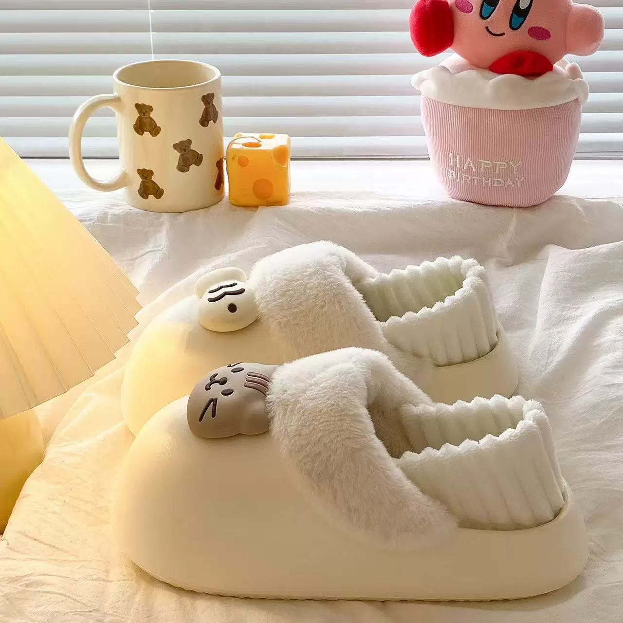 冬季保暖棉鞋女2025防水鞋女新款雪地靴可拆卸包跟鞋女毛绒棉拖女