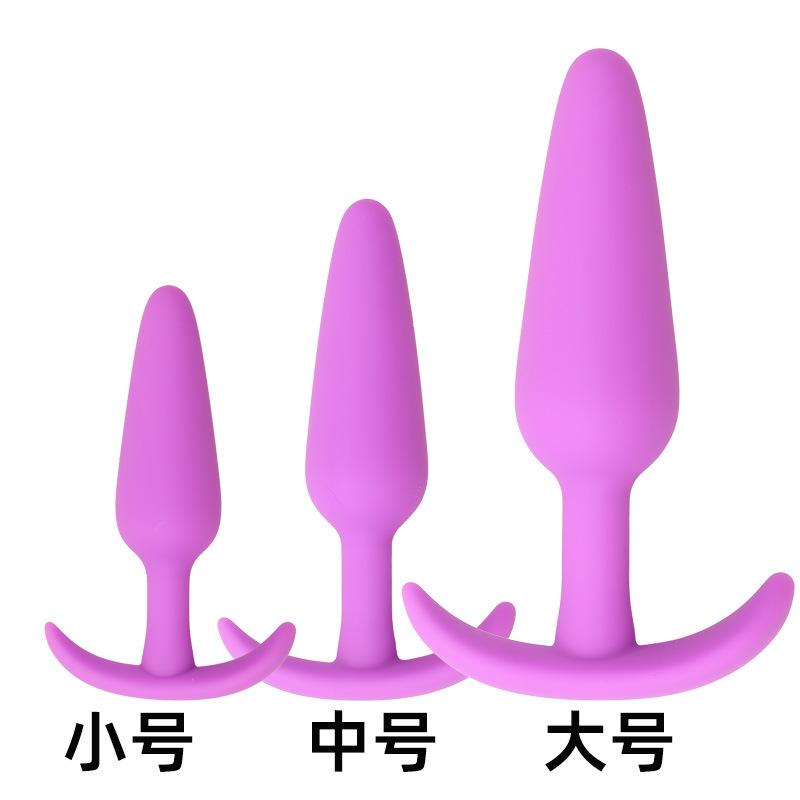 Silicone Anal Beads Strip, Wearable Black Anal Plug for Adults — detail image 5