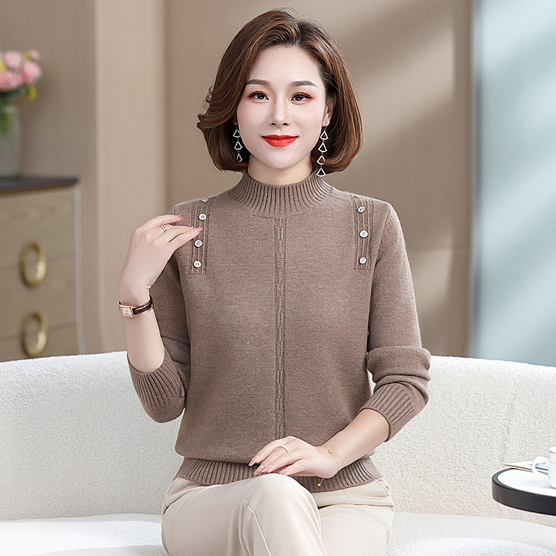 D7204 720K ÁO LEN NỮ TONTDI BIG SIZE NGOẠI CỠ MÙA XUÂN THU ĐÔNG TRUNG NIÊN THỜI TRANG NỮ G02 SẢN PHẨM MỚI