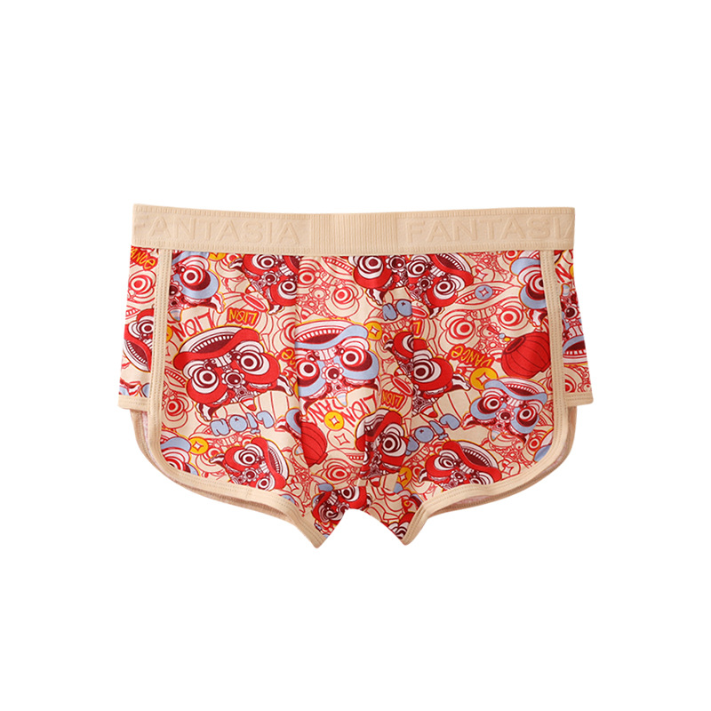 Pantalones interiores rojas, ropa de hombre antibacteriana de alta calidad, pantalones deportivos de hombre, pantalones cortos, pantalones interiores de hombre