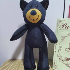国境を越えた新製品Mighty Bear Pet Toy強力な縁取り熊ペットぬいぐるみは長持ちする