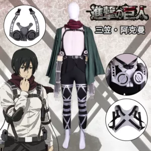 Атака на гигантский финальный сезон Mikasa cos cos cose costum