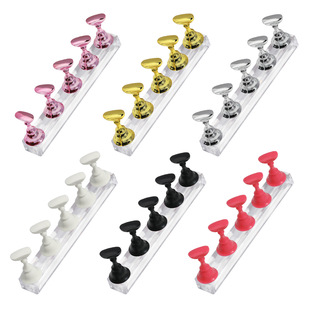 Online Red Sun lace-up nail chessboard support nail pad nail pad seat display acrylic base practice stand