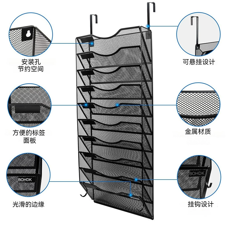 Настенная металлическая система хранения для документов, журналов, стенд