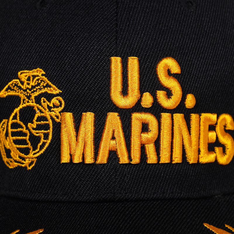 Casquette de baseball extérieure US MARINES Casquette de baseball brodée Casquette de baseball marine Chapeau de camouflage militaire_voghion.com