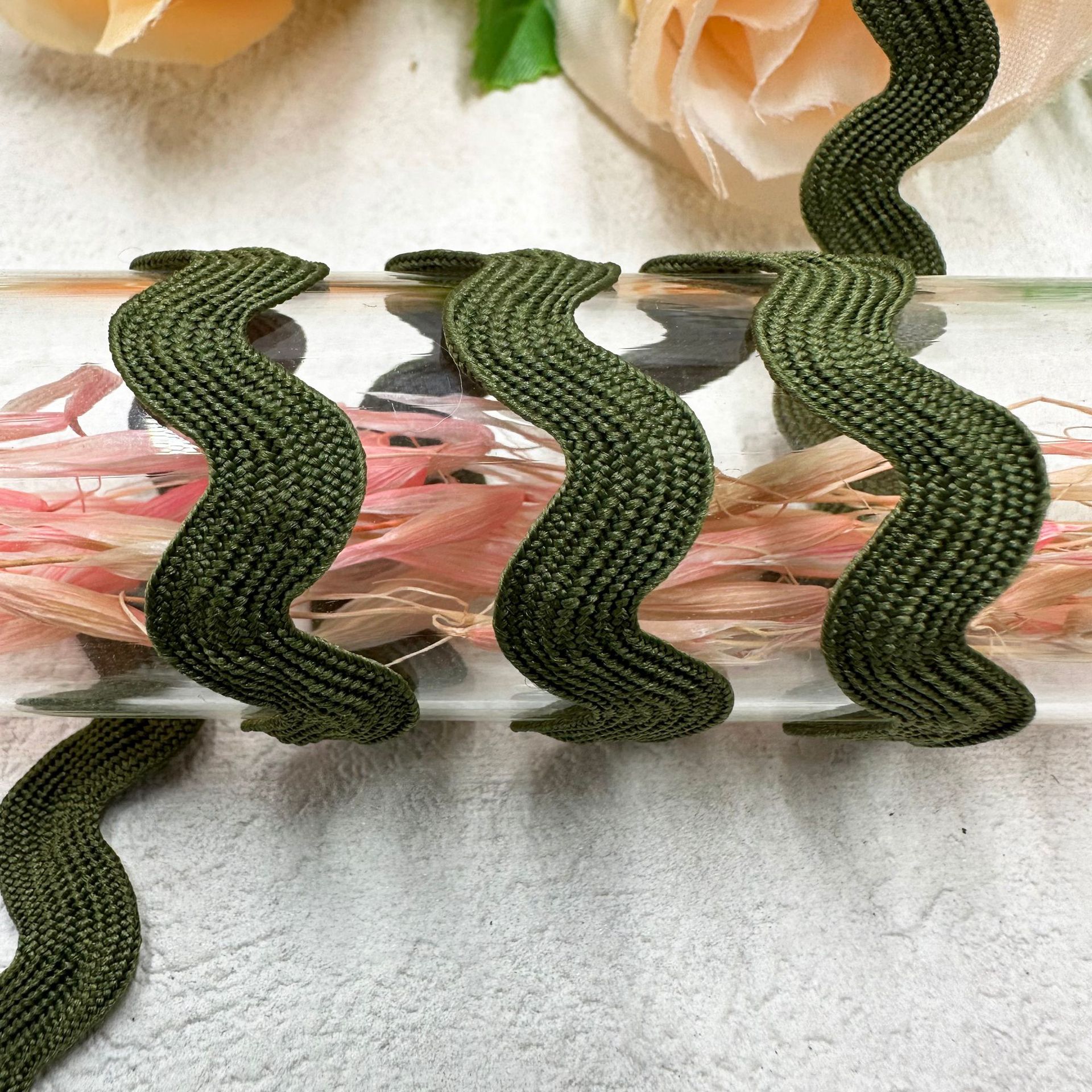 8mm onda sólida en forma de S curva banda de encaje cortina sombrero ropa infantil joyas de boda accesorios de ropa