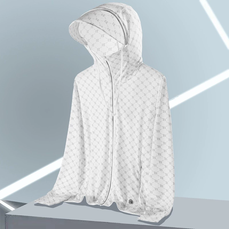 Summer thin jacket for leisure with hood, windbreaker, windproof sun protection clothing