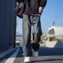 直筒秋季美式宽松牛仔裤