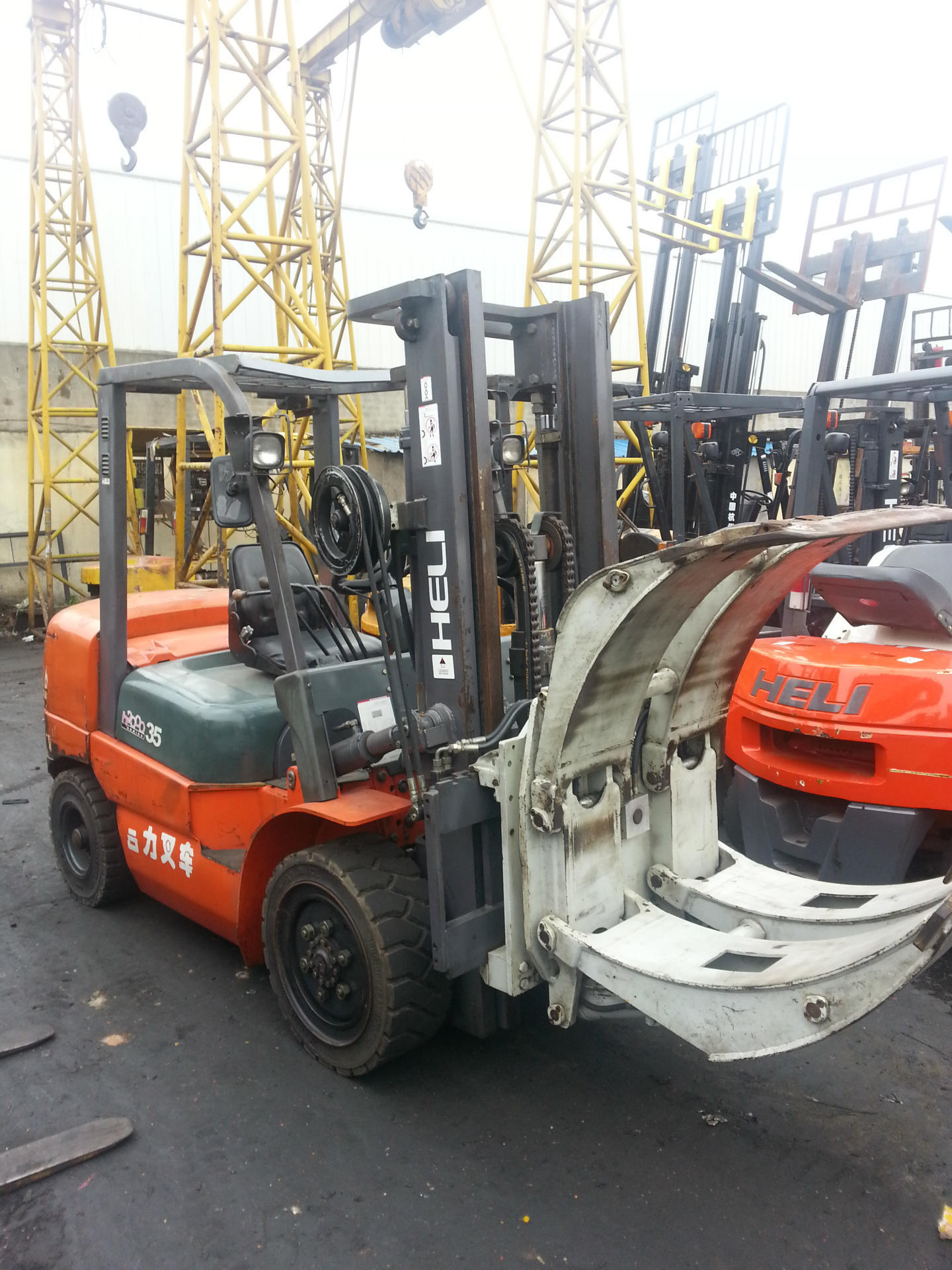 抱夹叉车圆抱叉车二手叉车修理销售配件一条龙优质送货