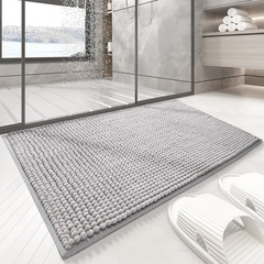 Cross-border thickened chenille hotel bathroom floor mats home bedroom bathroom door anti-slip water-absorbent foot mats