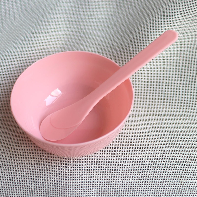 Herramientas de máscara facial 3 # máscara facial bowl varilla de máscara de maquillaje bowl de plástico varilla de plástico cuchilla de raspador de belleza