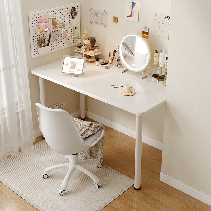 Comodín de dormitorio de chicas escritorio doméstico crema viento 2025 nueva mesa de maquillaje alta sensación de mesa de alquiler
