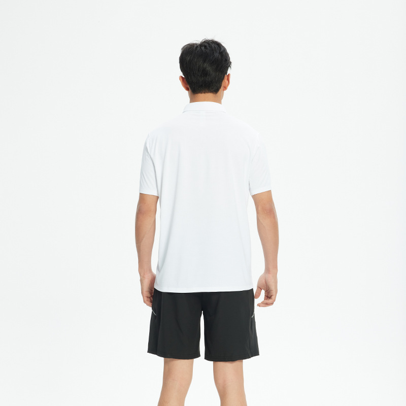 LULU nueva camisa de polo de tenis deportivo de secado rápido Golf ligero transpirable de manga corta hombres y mujeres al por mayor transfronteriza