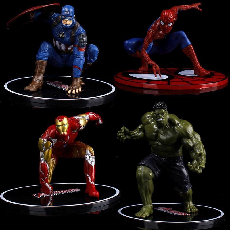 Мстители, настольный самолет, рукоять, минифигура, Marvel