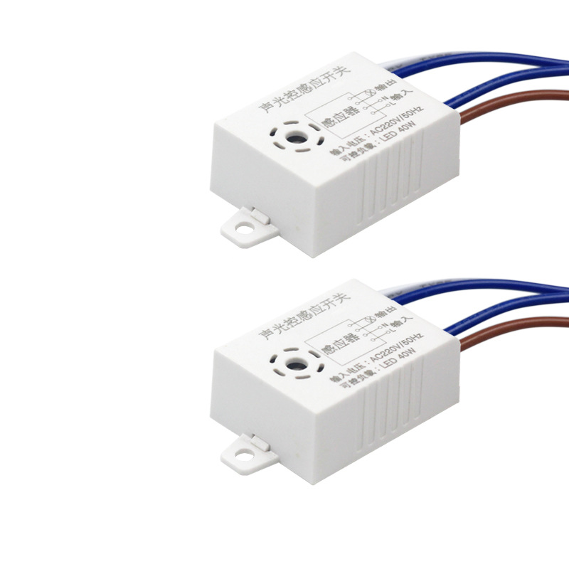 AC220V sound light control delay intelligent switch