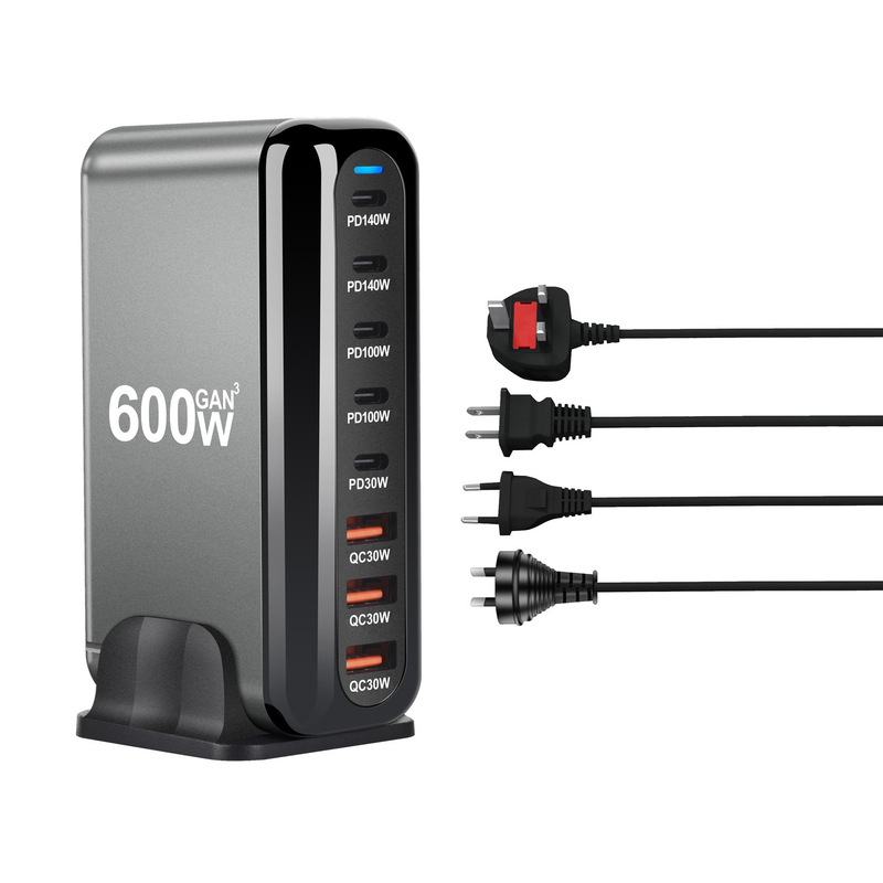 電気アダプター充電器電気器具充電440Wガリウム320WPD窒化デスクトップ600W機能充電|undefined