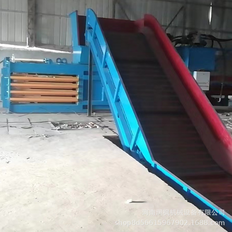 大型卧式全自动液压易拉罐废纸箱打包机 厂家现货小型打包机