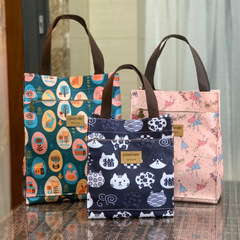 Running Korean version waterproof portable lunch box bag lunch bag work portable lunch bag student lunch box bag mommy bag