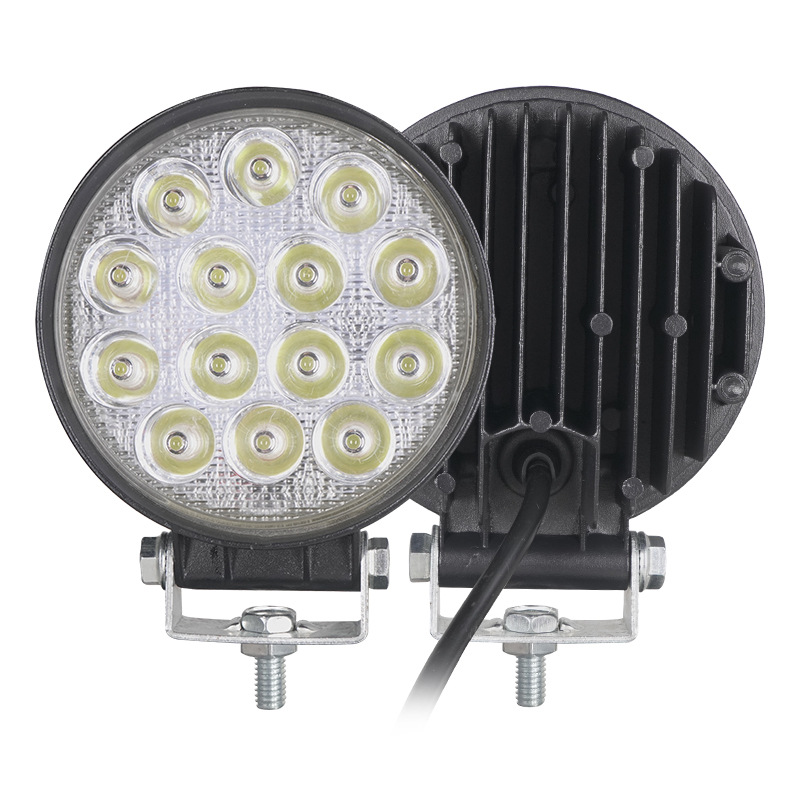48W de alta calidad gruesa lámpara de trabajo lámpara de techo lámpara de barra delantera lámpara de luz alta luz de automóvil lámpara de conversión lámpara de excavadora