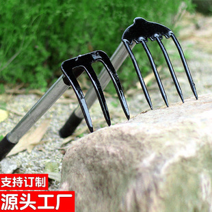 Small Rake for Home Gardening, Planting Vegetables and Flowers, Peanut Harvesting Tool, Hoe for Beachcombing, Small Gardening Hoe, Manganese Steel Rake Origin