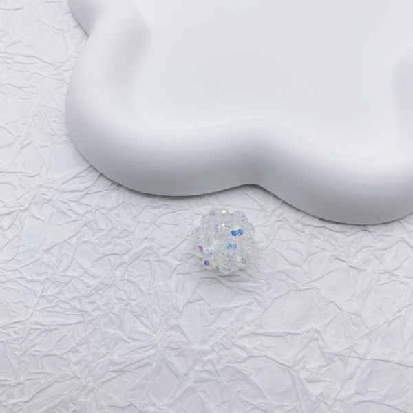 Creative woven beads handmade with zircon