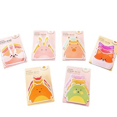 かわいいアニメの付箋は直接販売の超粘着性があります。