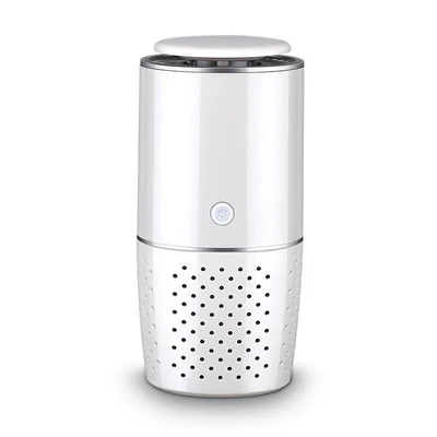 Factory direct sales of the new smart cup-shaped car air purifier cup-type negative ion purifier a generation of hair (Hava təmizləyiciləri) - pearl-white