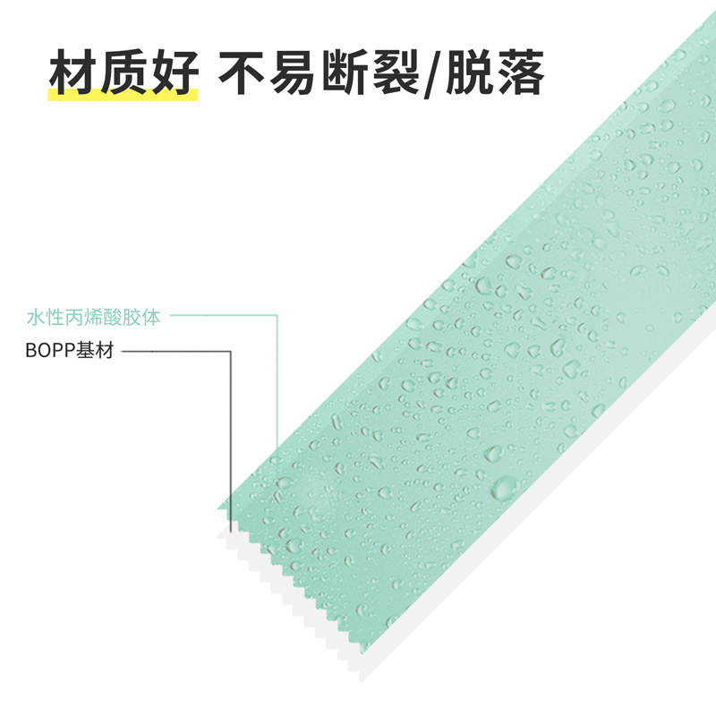 Tape adhesiva transparente de la caja entera gruesa gran rodillo empaquetado sellador adhesivo de alta viscosidad e-commerce no es fácil de romper