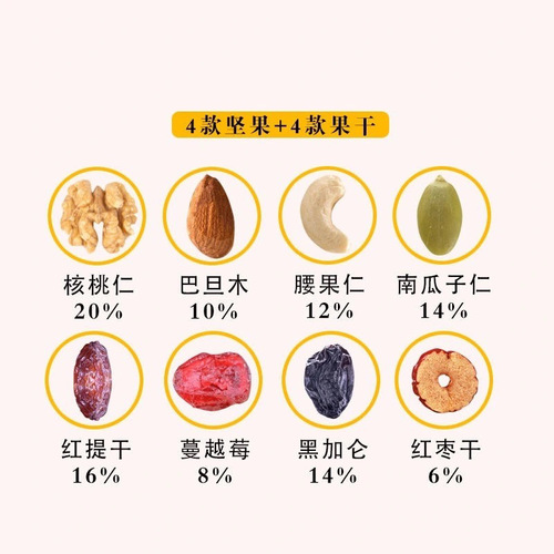 2024 new arrival daily nuts mixed nuts pure nuts bagged canned snacks 500g manufacturer wholesale