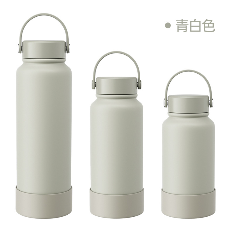 Transfronterizo simple 304 taza de vacío de acero inoxidable portátil deportes al aire libre taza de agua de gran capacidad de vacío olla de viaje