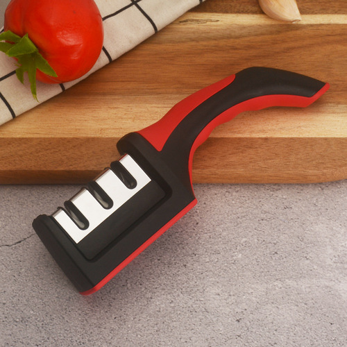 Internet celebrity knife sharpening artifact three-stage household knife sharpener manual quick sharpening kitchen knife scissors tool quick sharpening stone